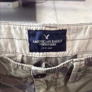 American Eagle Camo Cargo Shorts